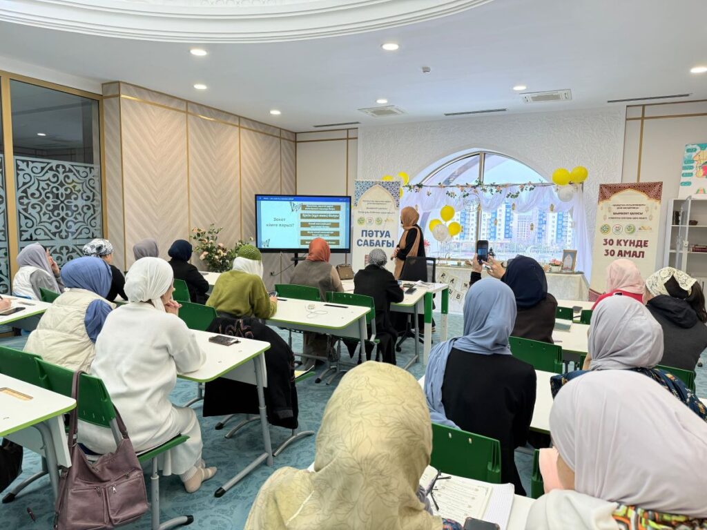 Зекет тақырыбында тағылымға толы ашық сабақ өтті