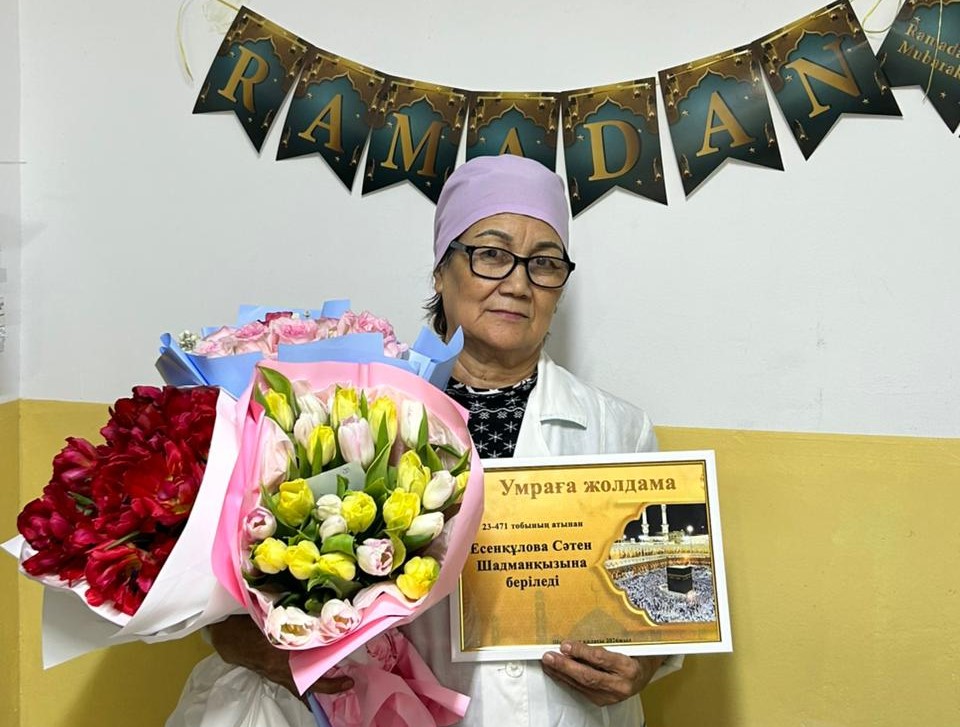 ШЫМКЕНТТЕ МЕДРЕСЕ ТҮЛЕКТЕРІ АСПАЗШЫҒА ҰМРА ТАБЫСТАДЫ